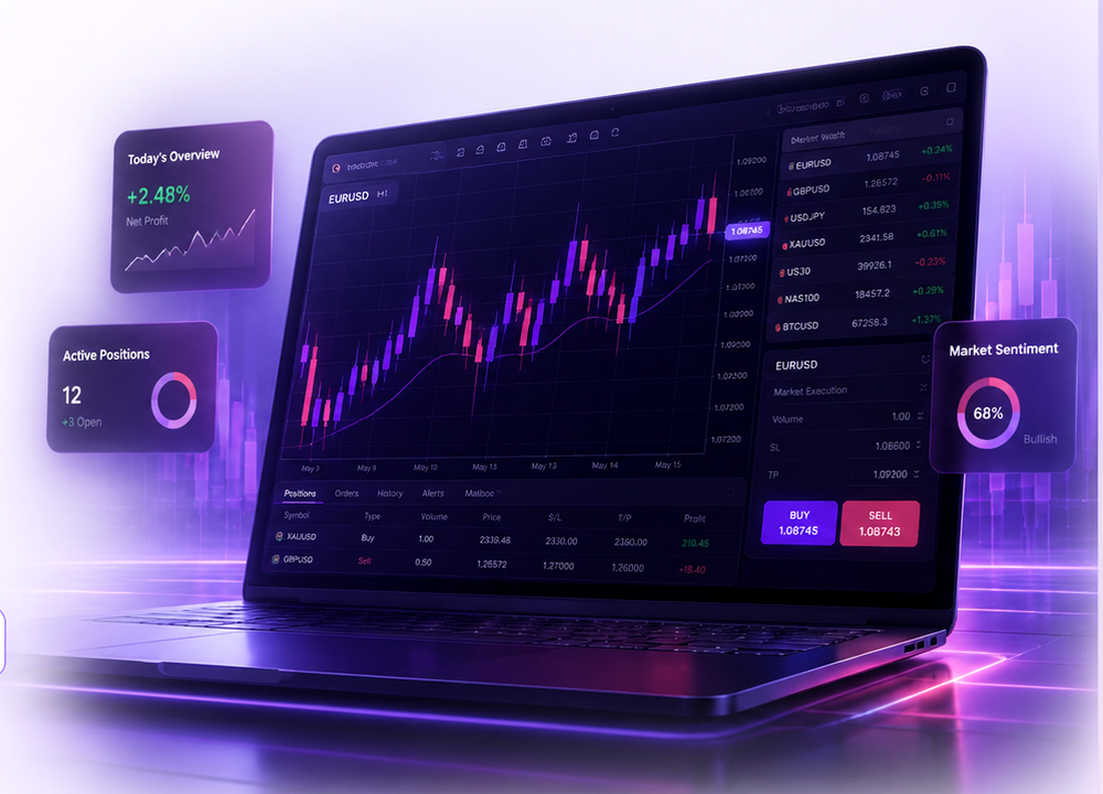 MetaTrader 5 desktop trading terminal preview